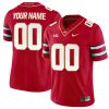 Custom Ohio State Buckeyes Football Scarlet Gold Version Jersey - All Stitched