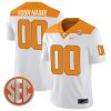 Tennessee Volunteers Orange White Throwback Game Custom Name & Number Jersey - All Stitched