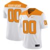 Custom Tennessee Volunteers Football Orange White Throwback Jersey - All Stitched