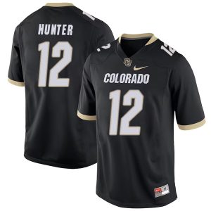 Travis Hunter Colorado Buffaloes College Football Black Game Jersey - All Stitched
