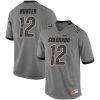 Travis Hunter Colorado Buffaloes College Football Gray Game Jersey - All Stitched