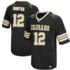 Travis Hunter Colosseum Black Colorado Buffaloes "Hail Mary II" Football Custom Jersey - All Stitched