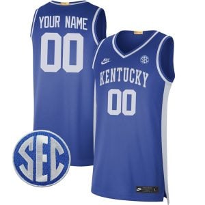 Kentucky Wildcats College Basketball Limited Retro Jersey - Royal
