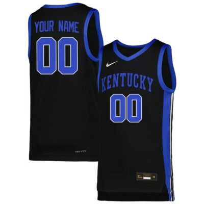 Alternative view of Kentucky Wildcats College Basketball Icon Jersey - Black