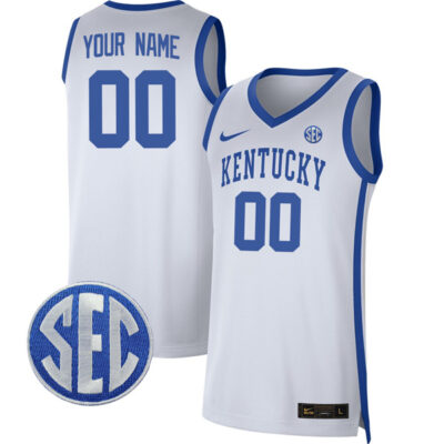 Kentucky Wildcats College Basketball Limited Jersey - White