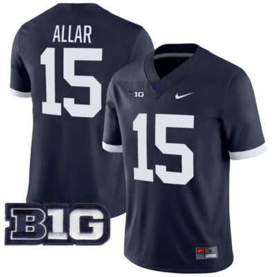 Drew Allar Penn State Nittany Lions College Football Alternate Navy Game Jersey - All Stitched
