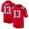 Taylor Swift New England Patriots Gillette Stadium Show Red Jersey - All Stitched