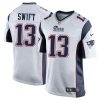 Taylor Swift New England Patriots Gillette Stadium Show White Jersey - All Stitched