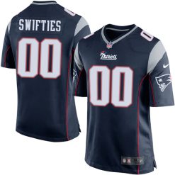 Taylor Swift New England Patriots Navy Custom Stitched Jersey - Swifties Gillette Stadium Show