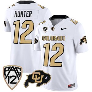 Travis Hunter Colorado Buffaloes College Football White Game Jersey - All Stitched