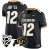 Travis Hunter Colorado Buffaloes College Football Alternate Black Game Jersey - All Stitched
