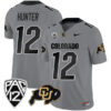 Travis Hunter Colorado Buffaloes College Football Gray Game Jersey - All Stitched
