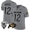 Travis Hunter Colorado Buffaloes College Football All Gray Game Jersey - All Stitched