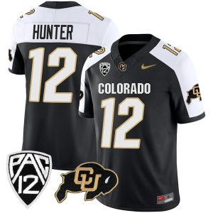 Travis Hunter Colorado Buffaloes College Football Alternate Black Game Jersey - All Stitched