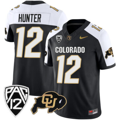 Travis Hunter Colorado Buffaloes College Football Alternate Black Game Jersey - All Stitched