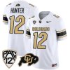 Travis Hunter Colorado Buffaloes College Football Alternate White Jersey - All Stitched