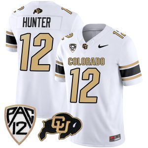 Travis Hunter Colorado Buffaloes College Football Alternate White Jersey - All Stitched