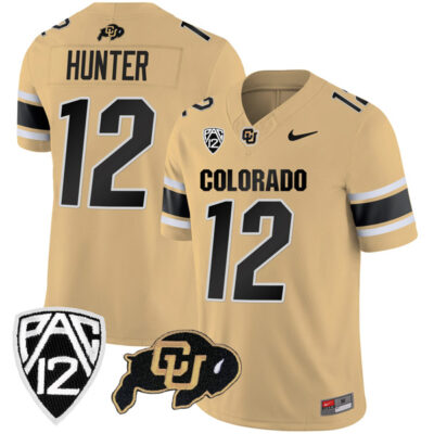 Travis Hunter Colorado Buffaloes College Football Alternate Cream Jersey - All Stitched