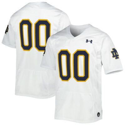 Notre Dame Fighting Irish College Football White Custom Game Jersey - All Stitched