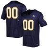 Notre Dame Fighting Irish College Football Navy Custom Game Jersey - All Stitched