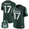 Tre Mosley Michigan State Spartans College Football Green Game Jersey - All Stitched