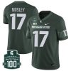 Tre Mosley Michigan State Spartans College Football Alternate Green Game Jersey - All Stitched