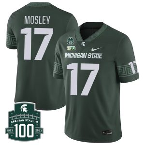 Tre Mosley Michigan State Spartans College Football Alternate Green Game Jersey - All Stitched