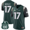 Tre Mosley Michigan State Spartans College Football Green Limited Jersey - All Stitched