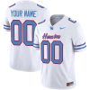 Custom Houston Cougars Football White Oilers-inspired Jersey - All Stitched