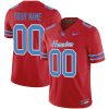 Custom Houston Cougars Football Red Oilers-inspired Jersey - All Stitched