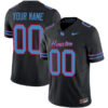Custom Houston Cougars Football Black Oilers-inspired Jersey - All Stitched