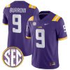 Joe Burrow LSU Tigers College Football Purple Game Jersey - All Stitched
