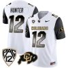Travis Hunter Colorado Buffaloes College Football "Arch Smoke" Black Sleeve Jersey - All Stitched