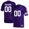 Custom Washington Huskies Football Purple Premier Strategy Jersey - All Stitched