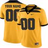 Custom Iowa Hawkeyes Football Gold Alternate Game Jersey - All Stitched