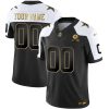 Dallas Cowboys 2004 Throwback Custom Black Gold Jersey - All Stitched