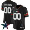Dallas Cowboys Mexico Edition Custom Black Jersey - All Stitched