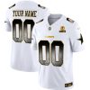 Dallas Cowboys "Arch Smoke" White Custom Jersey - All Stitched