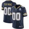 Dallas Cowboys "Gold Series" Navy Gold Custom Jersey - All Stitched