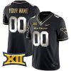 West Virginia Mountaineers College Football Black Limited "Gold Series" Custom Jersey - All Stitched