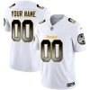 Custom Pittsburgh Steelers Arch Smoke F.U.S.E White Jersey - All Stitched