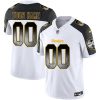 Custom Pittsburgh Steelers Arch Smoke F.U.S.E White Reverse Jersey - All Stitched