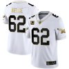 Jason Kelce Philadelphia Eagles Gold Series White Gold Jersey - All Stitched