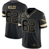 Jason Kelce Philadelphia Eagles Alternate Throwback Gold Series Black Gold Jersey - All Stitched