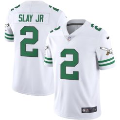 Darius Slay Jr. Philadelphia Eagles Throwback Series White Jersey - All Stitched