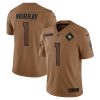 Kyler Murray Arizona Cardinals Brown Salute To Service Jersey - All Stitched