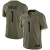 Kyler Murray Arizona Cardinals Olive Salute To Service Stitched Jersey