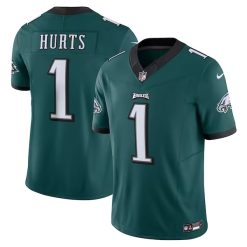 Jalen Hurts Philadelphia Eagles Midnight Green Vapor F.U.S.E Limited Jersey - All Stitched