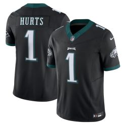 Jalen Hurts Philadelphia Eagles Black Vapor F.U.S.E Limited Jersey - All Stitched