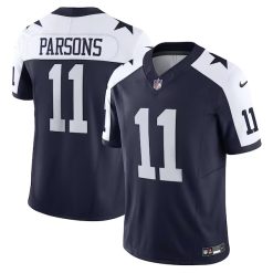 Micah Parsons Dallas Cowboys Navy Alternate Vapor F.U.S.E Limited Jersey - All Stitched